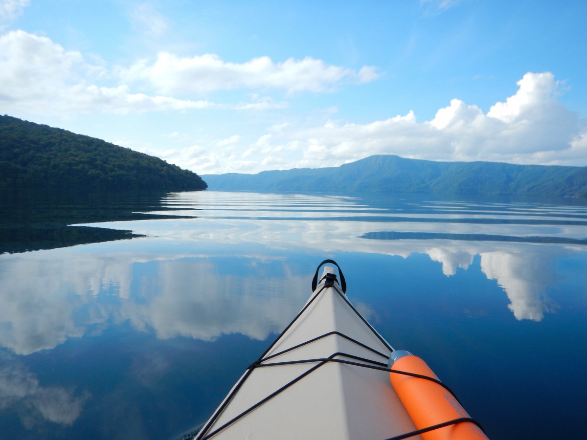 Kayak Lake Towada at Sunrise